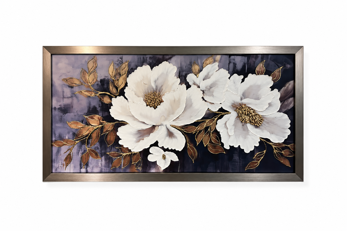 Maison des Fleurs Decorative Wall Art Frame - (55x95cm)