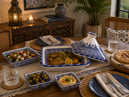 Royal Kasbah Moroccan Handcrafted Tagine - M33 (02)