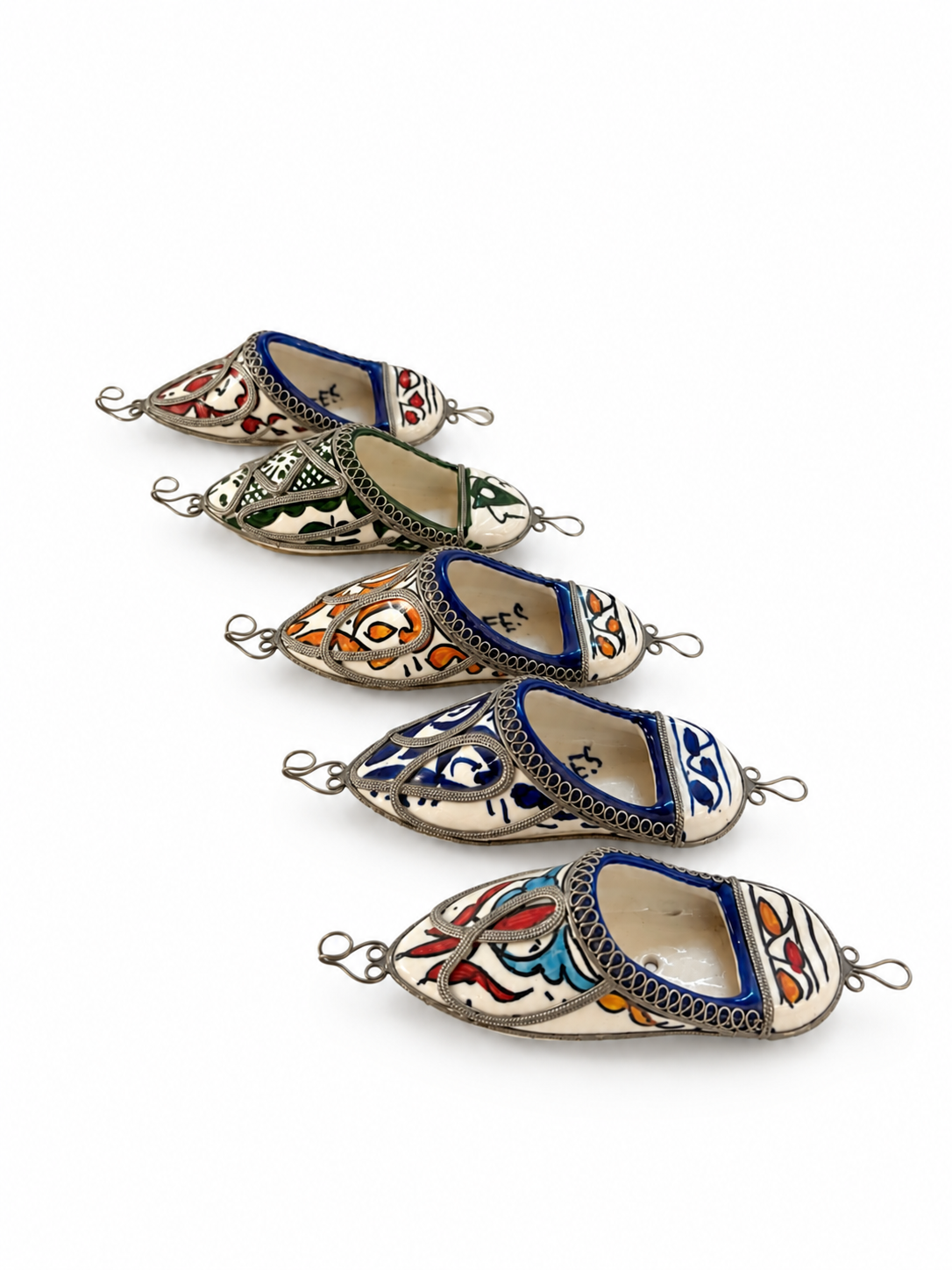 Royal Babouche Moroccan Handcrafted Miniature Ornament - M155