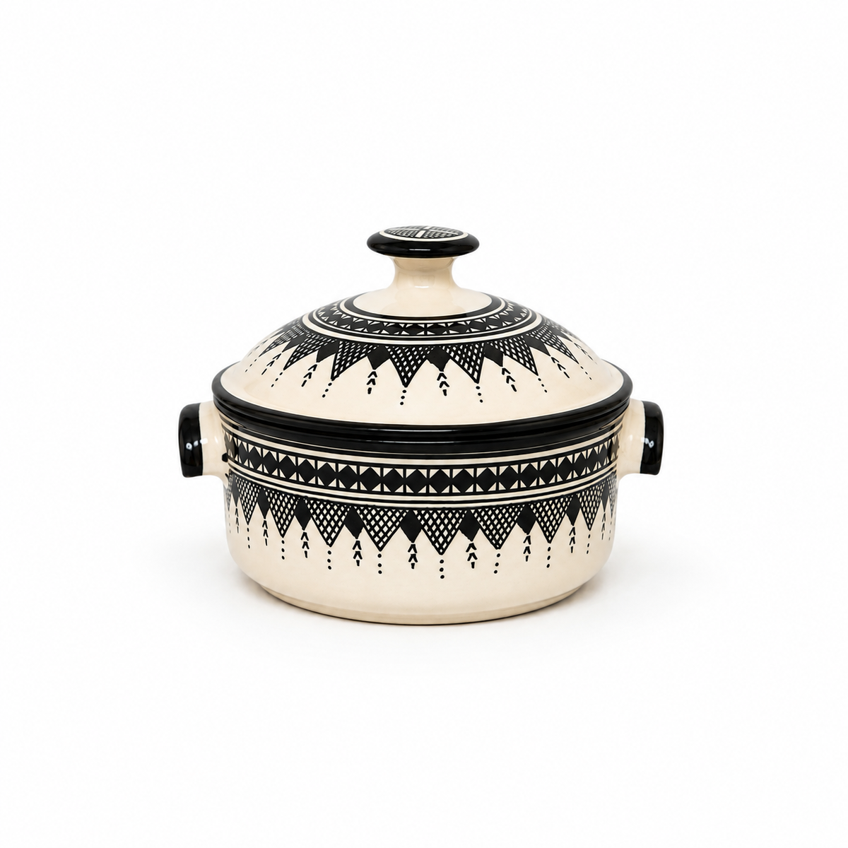 Handcrafted Ceramic Casserole Pot - M69 (02)