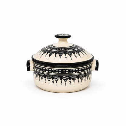Handcrafted Ceramic Casserole Pot - M69 (02)