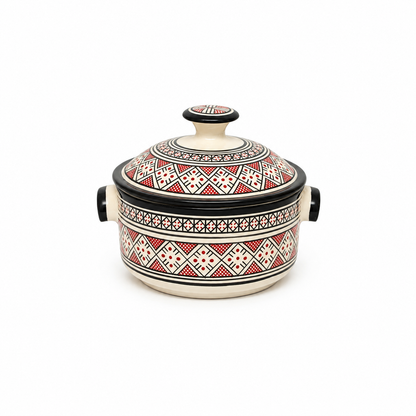 Handcrafted Ceramic Casserole Pot - M69 (06)