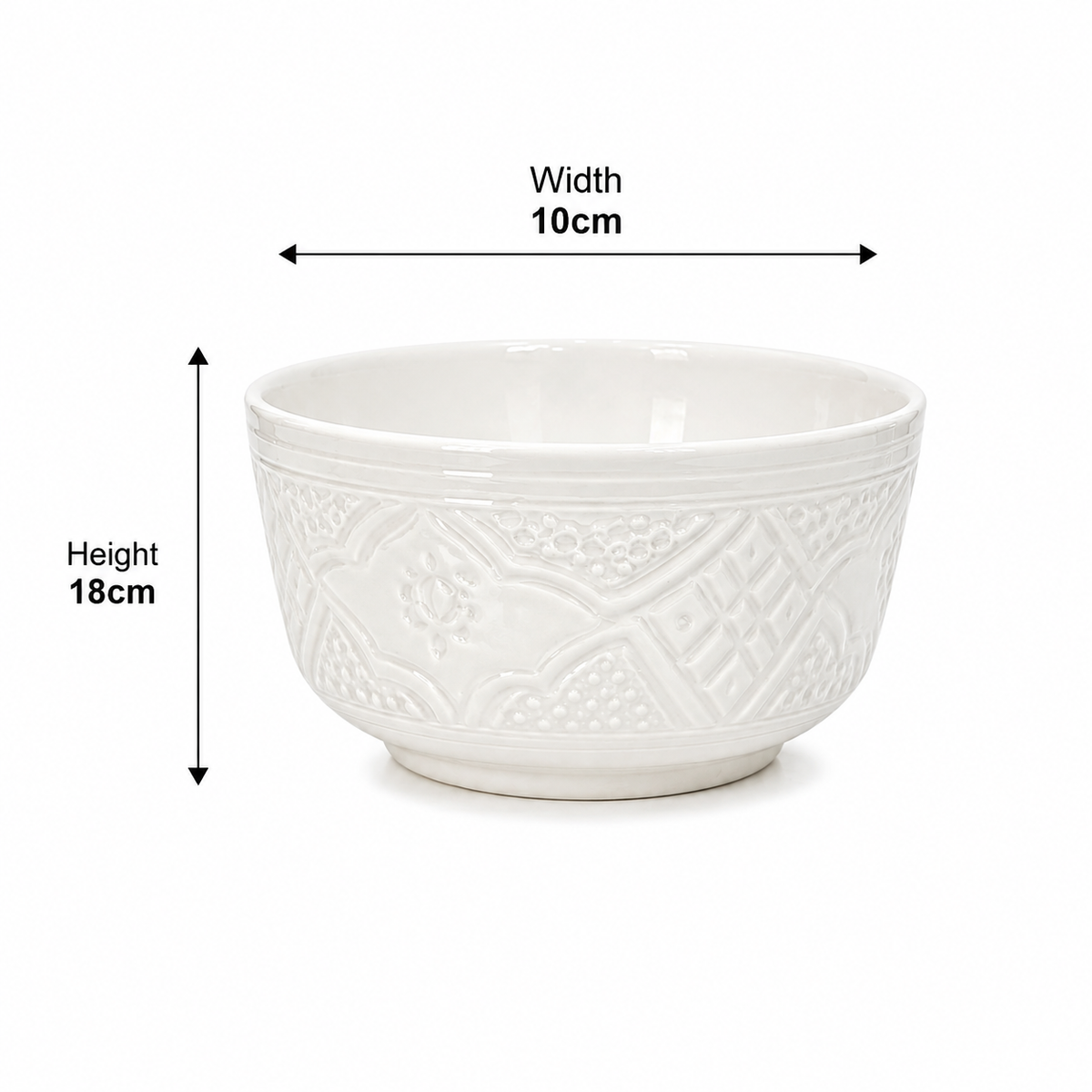 Premium Handcrafted Ceramic Bowl – Elegant Artisan Pottery for Dining & Décor - M2 (18)