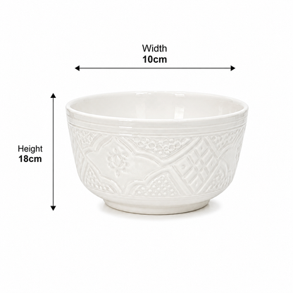 Premium Handcrafted Ceramic Bowl – Elegant Artisan Pottery for Dining & Décor - M2 (18)
