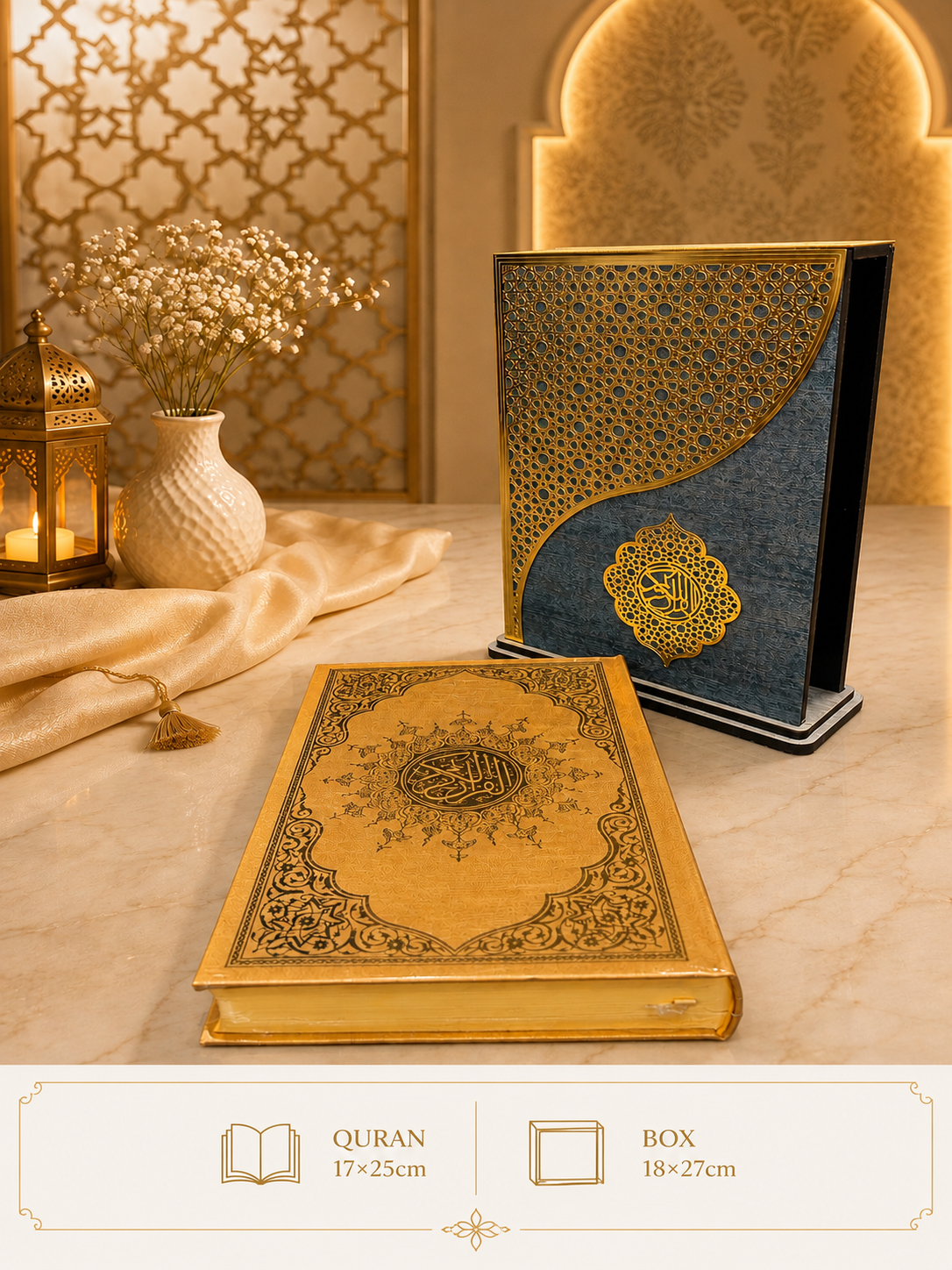 Noor Royale Quran & Decorative Box Set -0491-