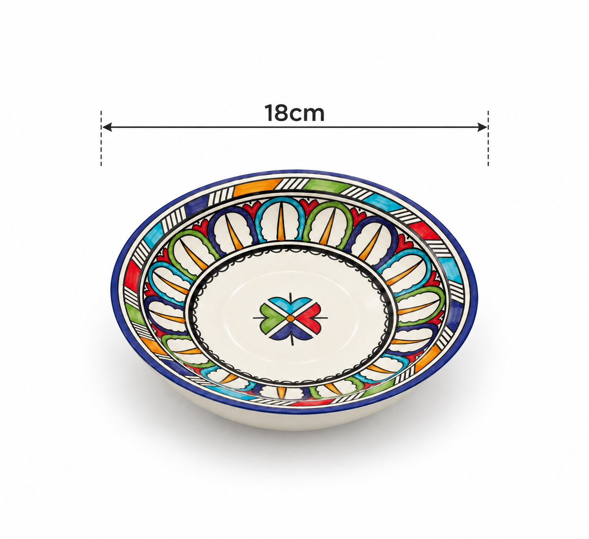 Traditional Moroccan Mosaic Handcrafted Side Plate - M22