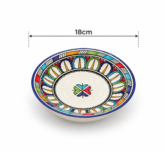 Traditional Moroccan Mosaic Handcrafted Side Plate - M22