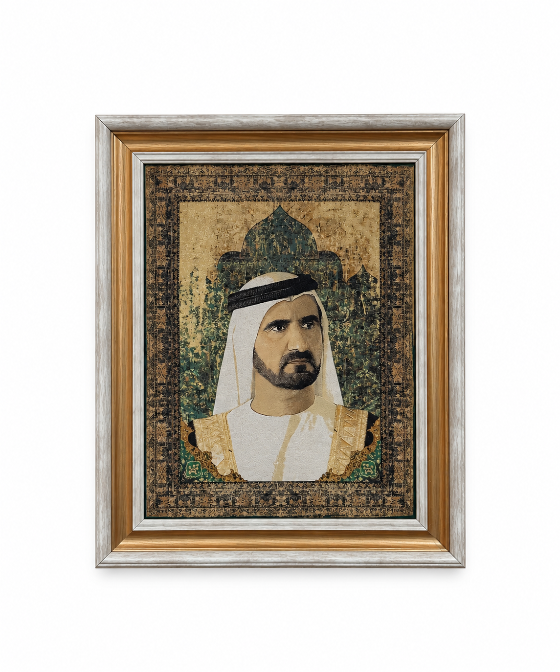 Sheikh Mohammed Bin Rashed Al Maktoum Portrait - Decorative Wall Hanging (44x55cm)