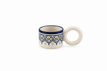 Cedra Artisan Ring Handle Handmade Mug - M17