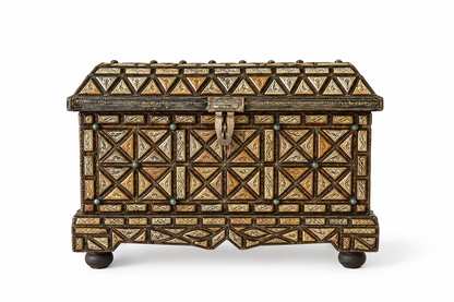 Elaris Geometric Heirloom Antique Chest