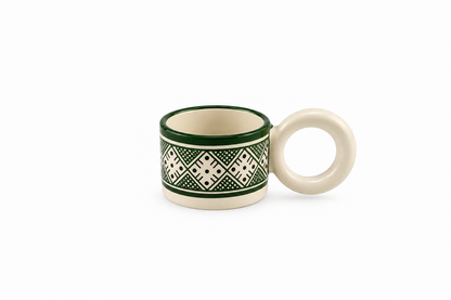 Cedra Artisan Ring Handle Handmade Mug - M17