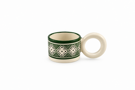 Cedra Artisan Ring Handle Handmade Mug - M17
