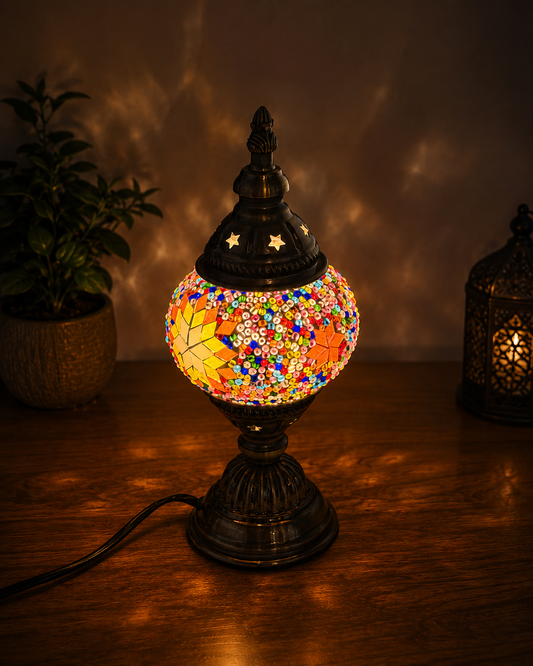 Turkish Table Mosaic Lamp - 3303-1T