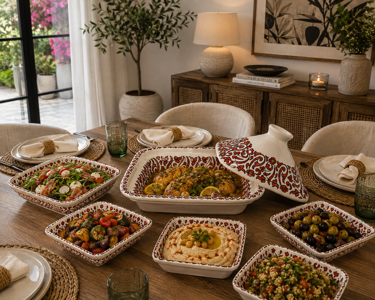 Royal Kasbah Moroccan Handcrafted Tagine - M34