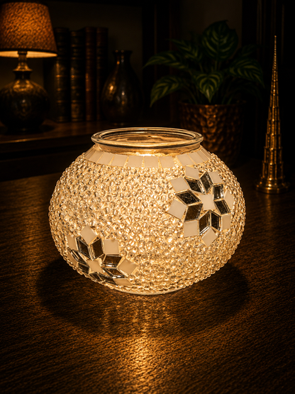 Elegant Turkish Mosaic Glass - (13cm)