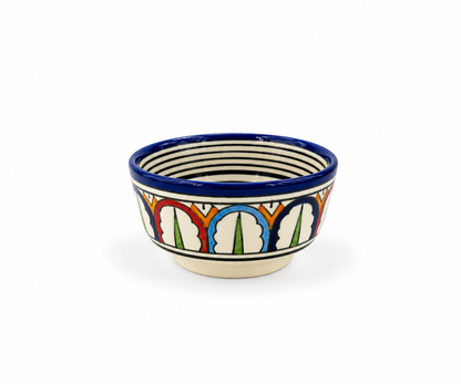 Kasbah Artisan Moroccan Handcrafted Table Ceramic Bowl - M72