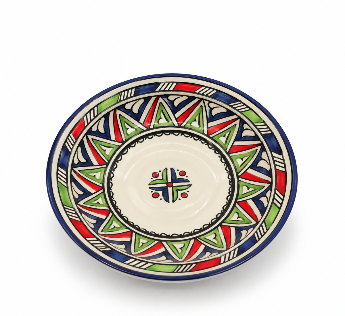 Traditional Moroccan Mosaic Handcrafted Side Plate - M22