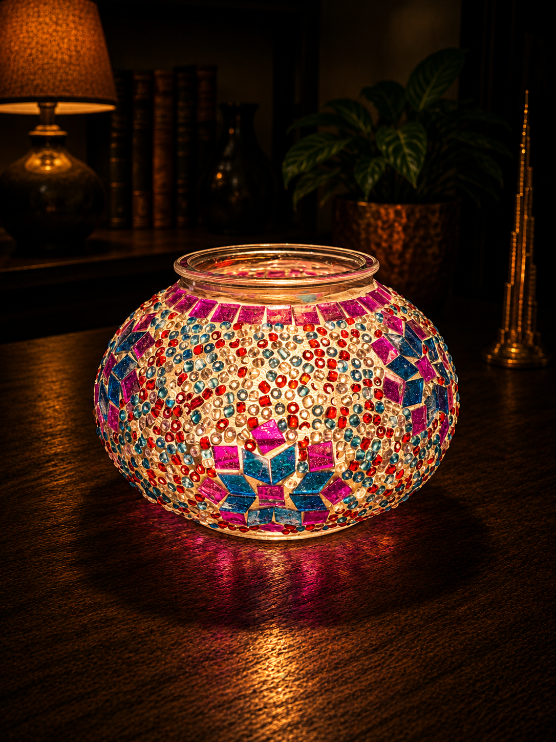 Elegant Turkish Mosaic Glass - (13cm)