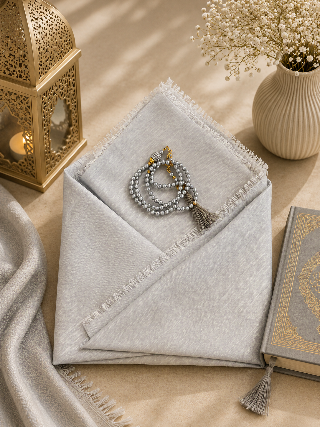 Eternal Grace Hijab & Tasbih Set -1106-