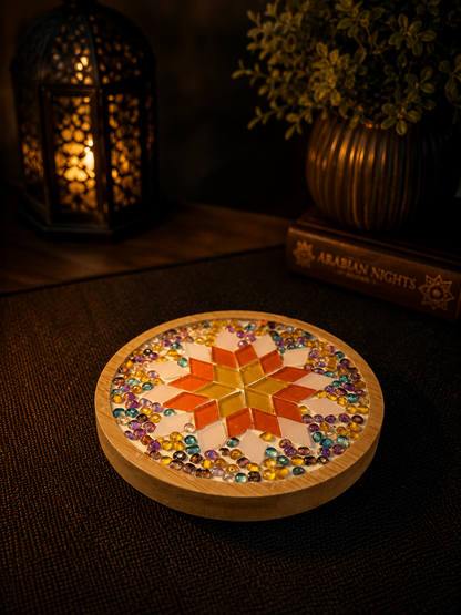 Sultan’s Star Mosaic Coaster Collection -1001 (9.5cm)