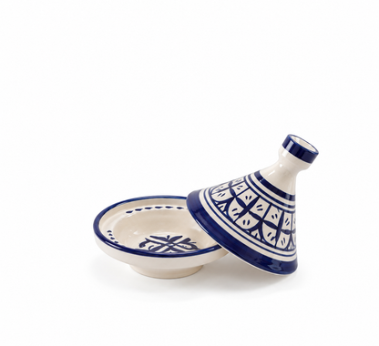Handcrafted Moroccan Ceramic Mini Tagine Dish - M66