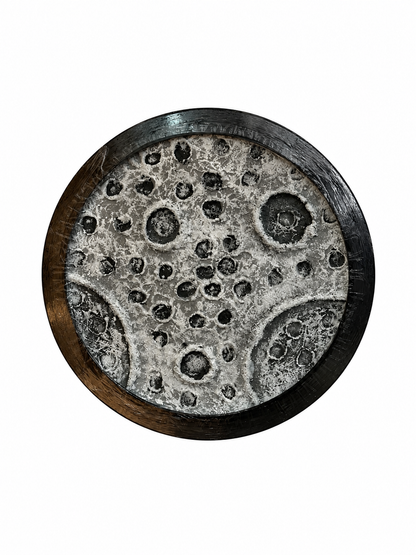Lunar Crater Wall Art Lamp - (70 dia) Built in LED