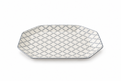 Handcrafted Octagonal Ceramic Serving Platter - M13
