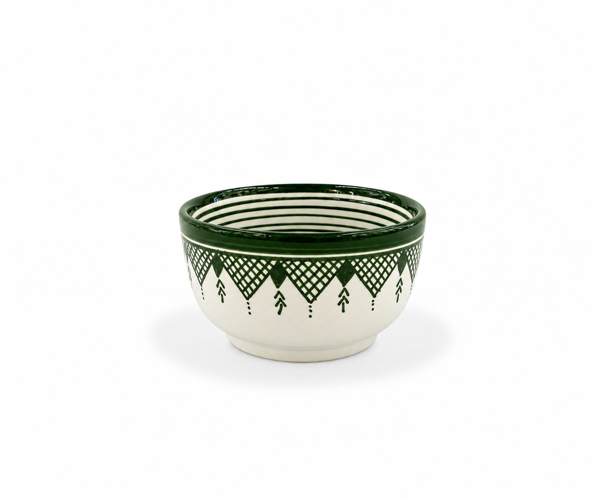 Kasbah Artisan Moroccan Handcrafted Table Ceramic Bowl - M72
