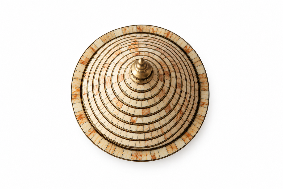 Calverique Ivory Marquetry Dome
