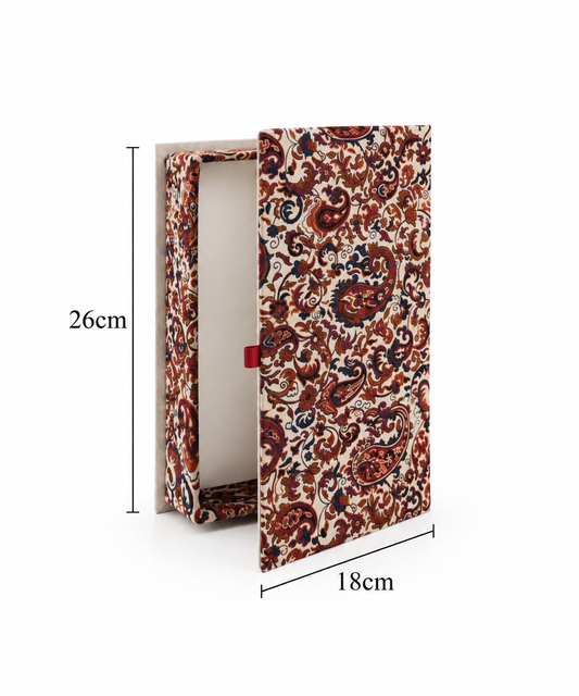 Persian Bloom Termeh Treasure Box - (18x26cm)