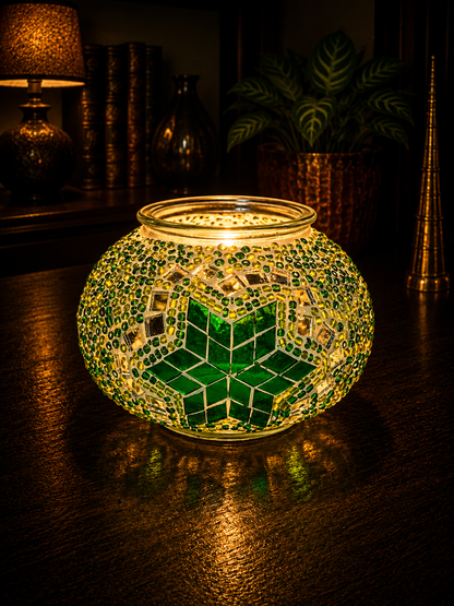 Elegant Turkish Mosaic Glass - (13cm)