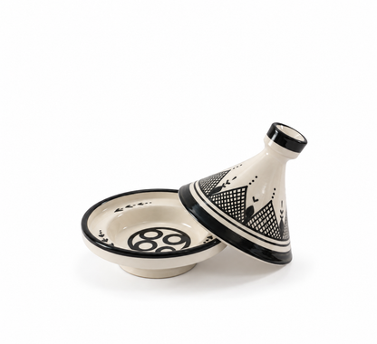 Handcrafted Moroccan Ceramic Mini Tagine Dish - M66