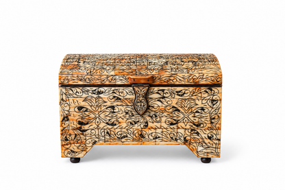 Antique Opaline Dynasty Treasure Trunk - A93