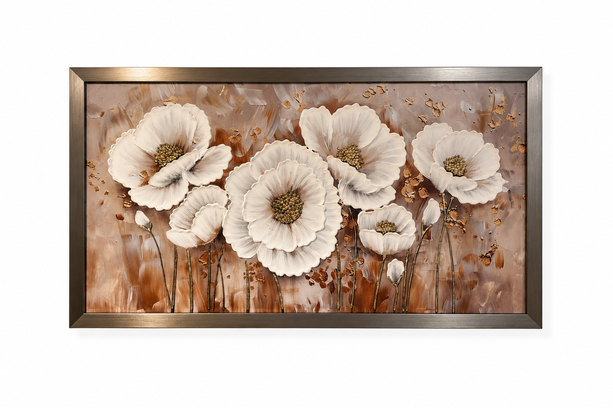 Maison des Fleurs Decorative Wall Art Frame - (55x95cm)