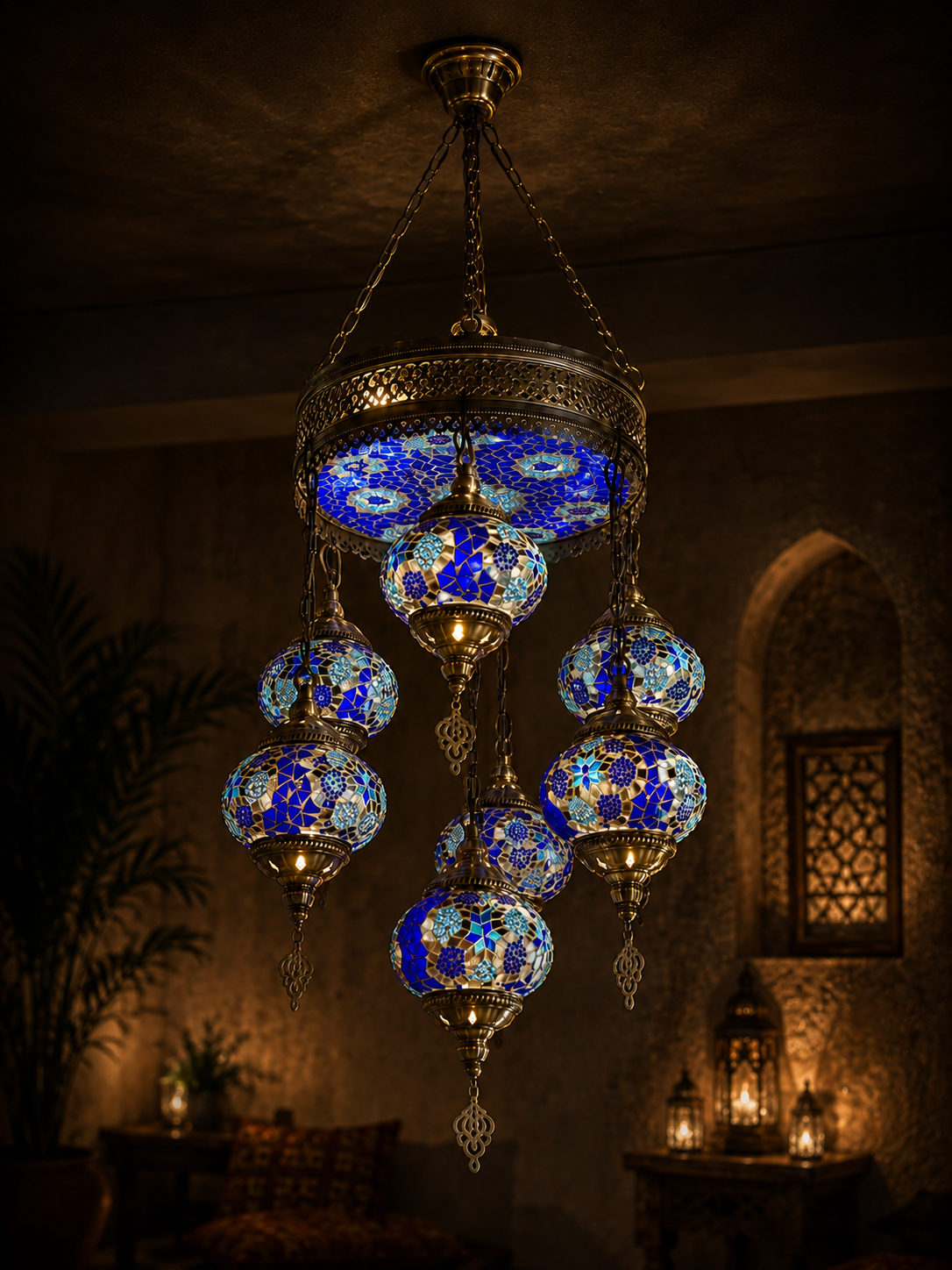 Ottoman Celestial Majesty Chandelier - 6620-6+1