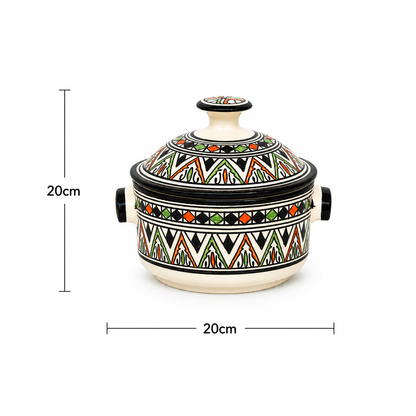 Handcrafted Ceramic Casserole Pot - M69 (04)