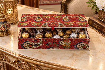 Imperial Paisley Termeh Treasure Box - (18x26cm)