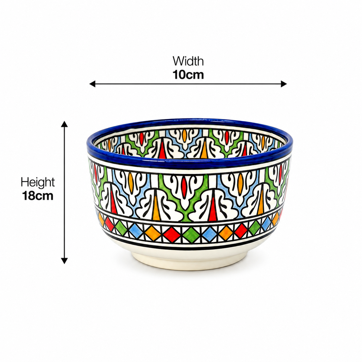 Premium Handcrafted Ceramic Bowl – Elegant Artisan Pottery for Dining & Décor - M2 (15)