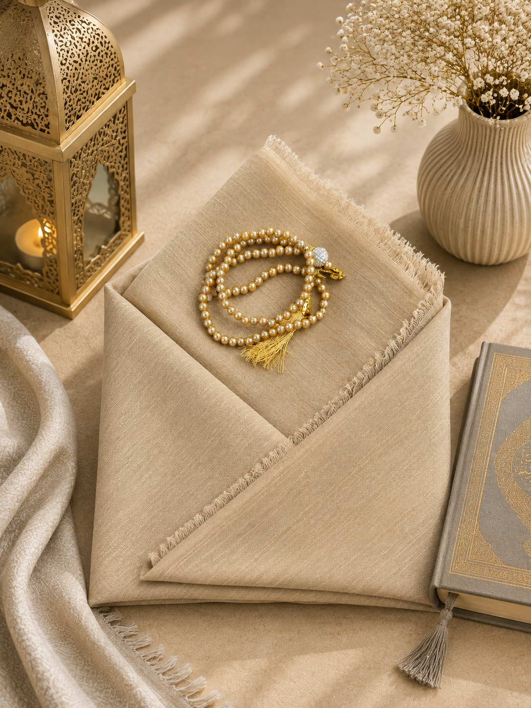 Eternal Grace Hijab & Tasbih Set -1106-