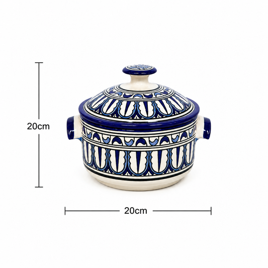 Handcrafted Ceramic Casserole Pot - M69 (07)
