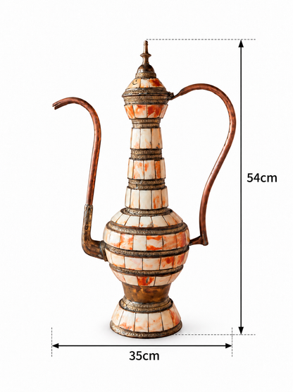 Thalverique Gilded Heritage Camel Bone Dallah