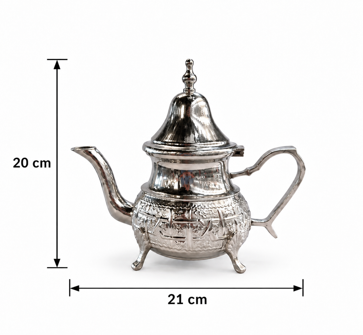 Artisan Moroccan Handcrafted Teapot L - M129