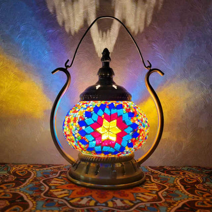 Elegant Turkish Mosaic Lantern - 2122-1T