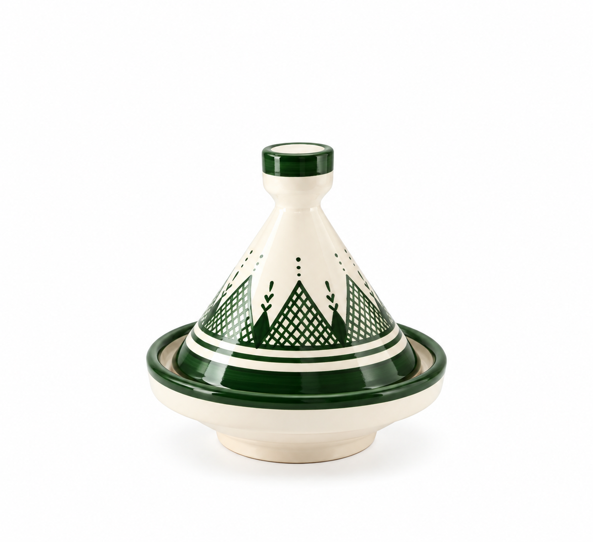 Handcrafted Moroccan Ceramic Mini Tagine Dish - M66