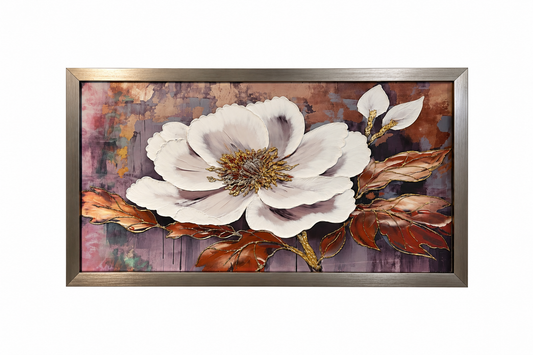 Alouette Blanc Decorative Wall Art Frame - (55x95cm)