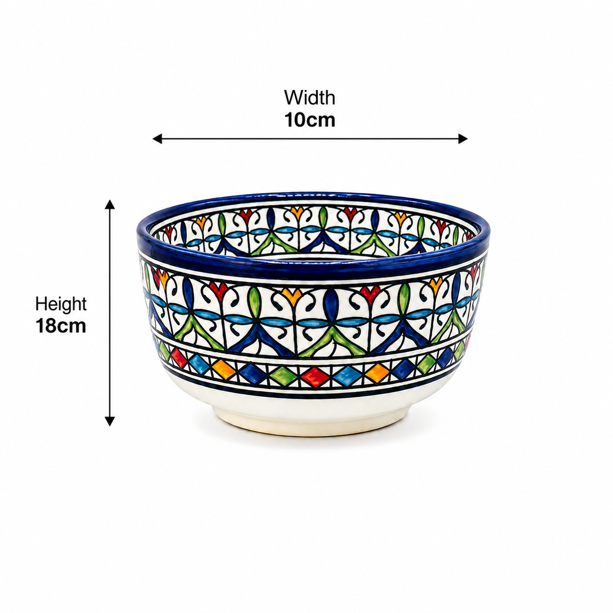 Premium Handcrafted Ceramic Bowl – Elegant Artisan Pottery for Dining & Décor - M2 (16)