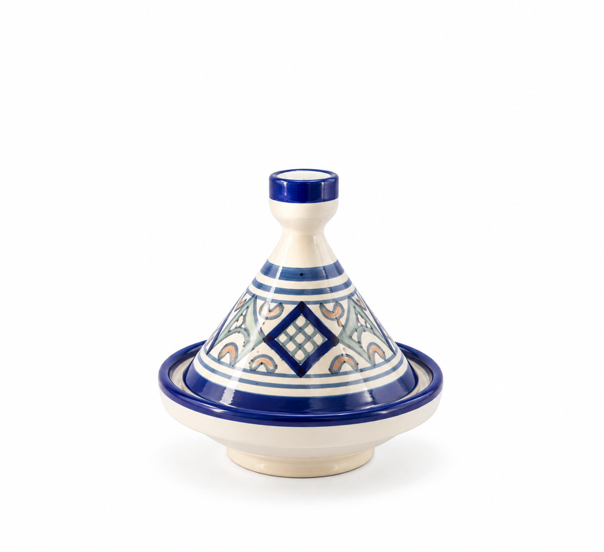 Handcrafted Moroccan Ceramic Mini Tagine Dish - M66