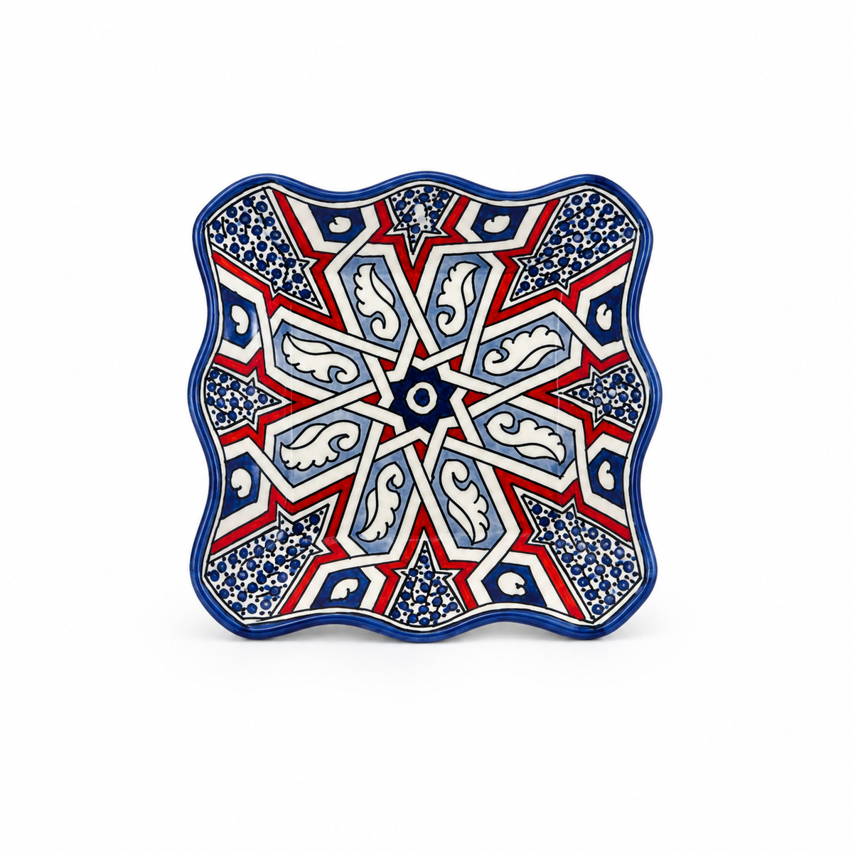 Moroccan Mosaic Mirage Square Ceramic Dish 20cm - M61
