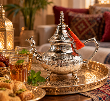 Moroccan Rama Handcrafted Teapot L - M100
