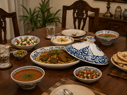 Moroccan Serving Oasis Tagine -M52 (02)